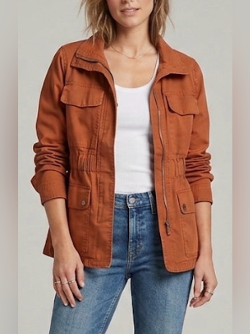 Banana Republic Cargo Utility Jacket, Size XXS